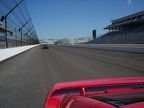 Driving on the Indianapolis Speedway
