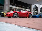 Lotus Elise in front of Indianapolis Hilton