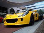 Lotus Exige in front of Indianapolis Hilton