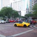 Lotus cars on Indianapolis Center Circle