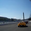 Crossing the bricks at Indianapolis Speedway
